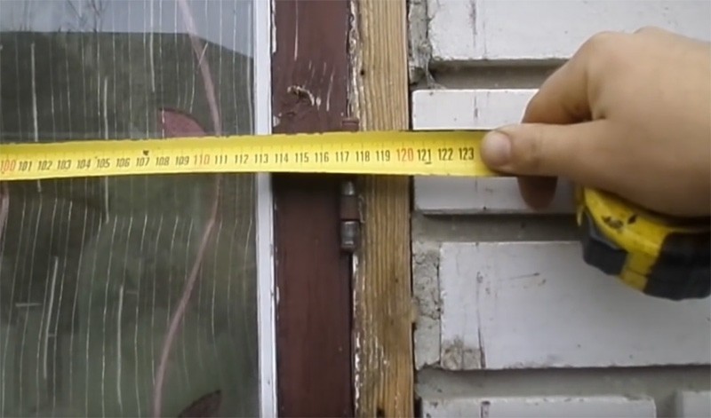 Как измерить пластиковые окна